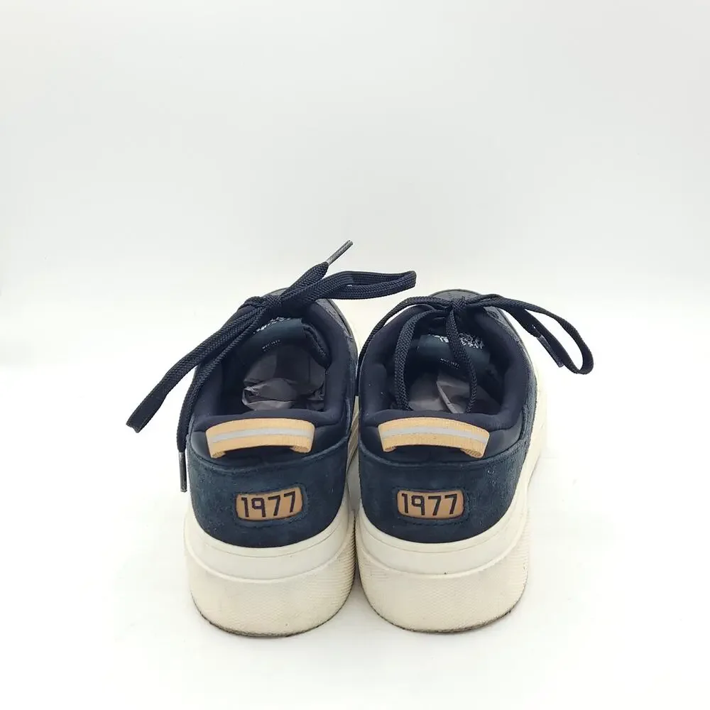 B42 Le Tigre Midtown Women's Black Suede Low Top Platform Sneakers Size 7.5